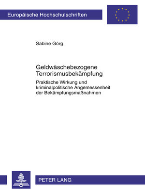 cover image of Geldwaeschebezogene Terrorismusbekaempfung